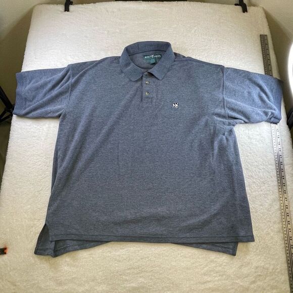 Vintage Mens Big Dogs Polo Shirt Men's 1XL / 2XL Light Blue Embroidered - Picture 1 of 9